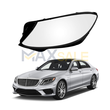 Ляво стъкло за фар на Mercedes-Benz S class W222 (14-17)