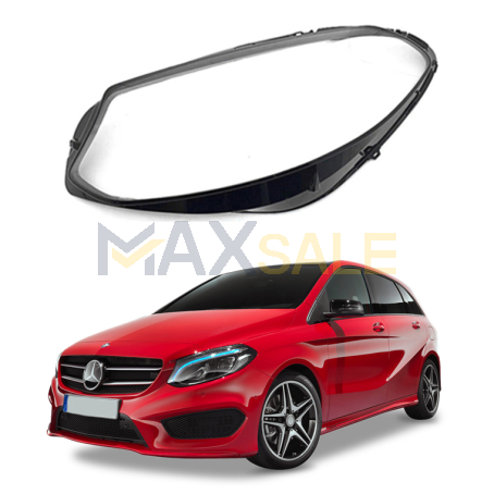Ляво стъкло за фар на Mercedes-Benz B class W246 (16-19)