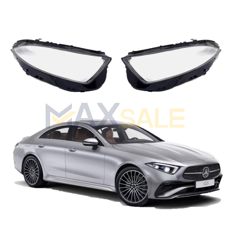 Комплект стъкла за фарове на Mercedes-Benz CLS W257 (18-21), ляво и дясно 