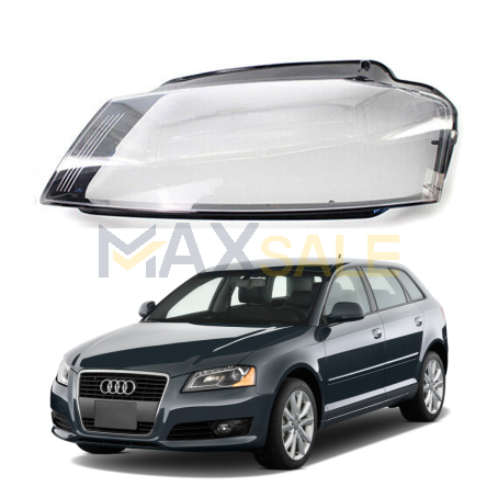 Ляво стъкло за фар на Audi A3 8P (09-12)