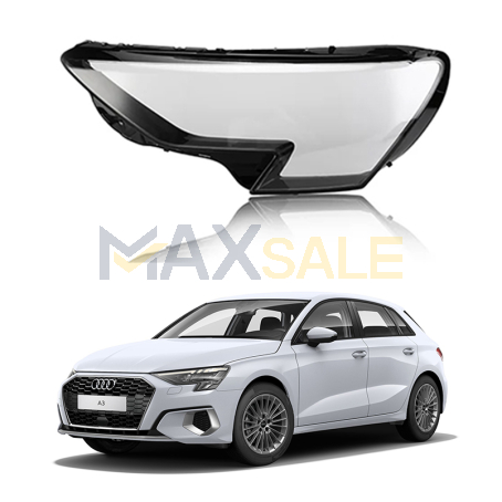 Ляво стъкло за фар на Audi A3 8Y (20-22)