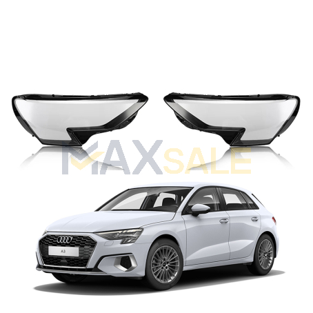 Комплект стъкла за фарове на  Audi A3 8Y (20-22), ляво и дясно 