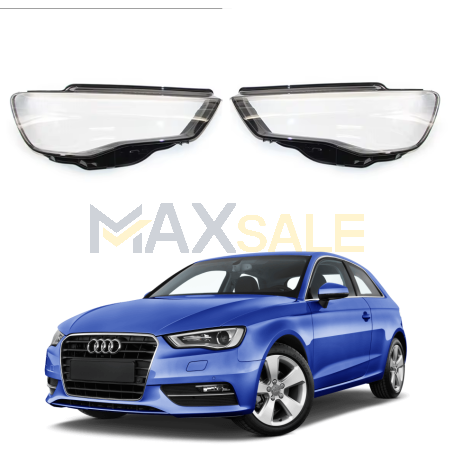 Комплект стъкла за фарове на Audi A3 8V (13-15), ляво и дясно 