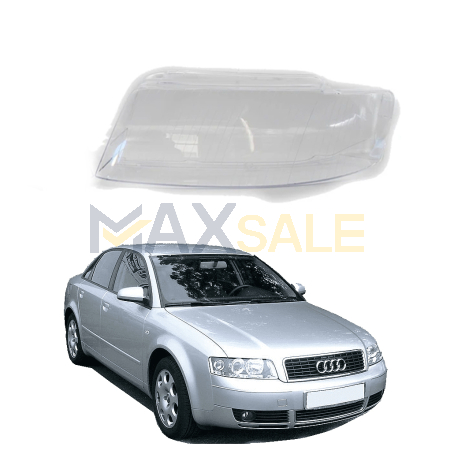 Ляво стъкло за фар на Audi A4 B6 