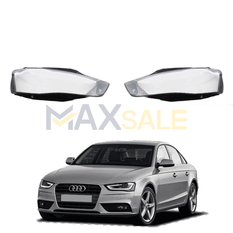 Комплект стъкла за фарове на Audi A4 B8 PA (12-15), ляво и дясно 