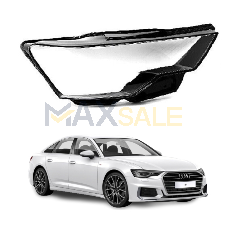 Ляво стъкло за фар Audi A6 C8 (18-20)