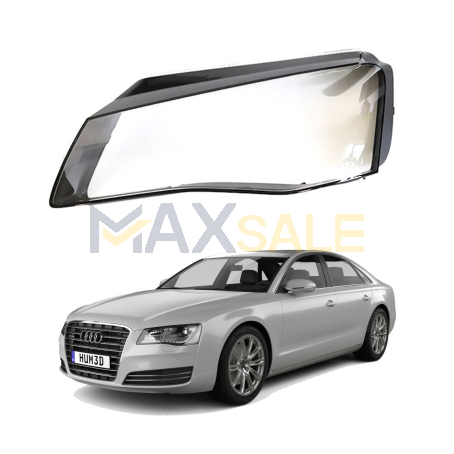 Ляво стъкло за фар Audi A8 D4 (10-13)