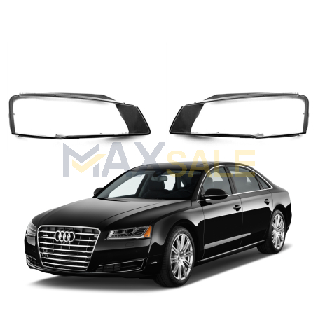 Комплект стъкла за фарове Audi A8 D4 Facelift (15-17), ляво и дясно 