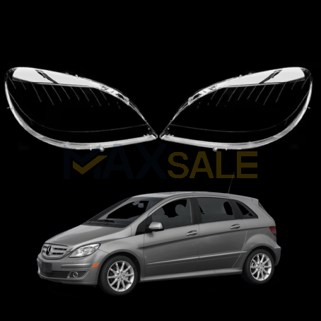 Комплект стъкла за фарове на Mercedes-Benz B class W245 B200 (05-11), ляво и дясно 