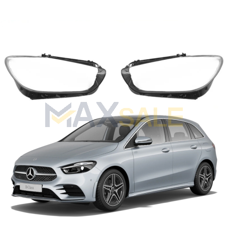Комплект стъкла за фарове на Mercedes-Benz B class W247 (20-23), ляво и дясно 