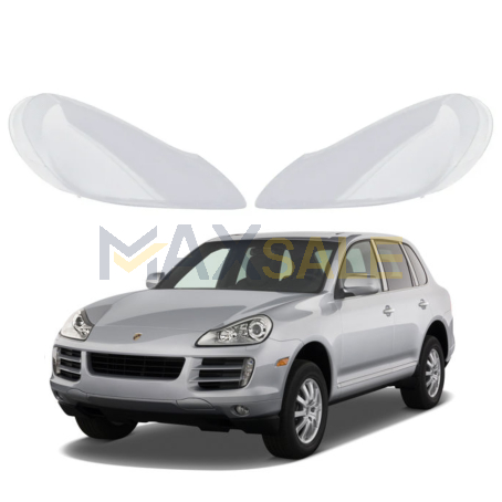 Комплект стъкла за фарове за Porsche Cayenne (08-10), ляво и дясно 