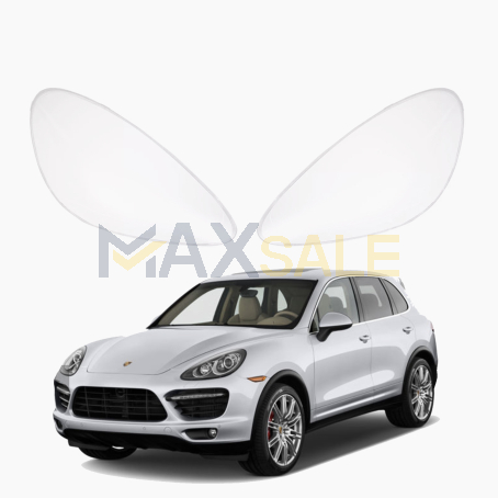 Комплект стъкла за фарове за Porsche Cayenne (11-14), ляво и дясно 