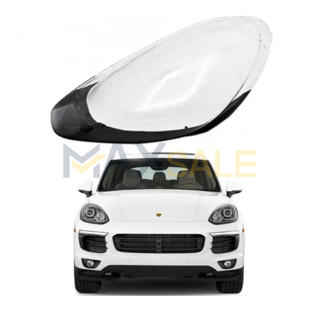 Ляво стъкло за фар за Porsche Cayenne (15-18)