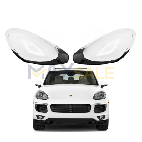 Комплект стъкла за фарове за Porsche Cayenne (15-18), ляво и дясно 