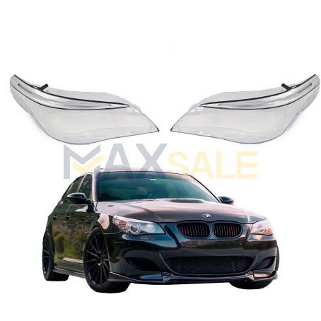 Комплект стъкла за фарове за BMW 5 E60 E61 Dynamic drive, 2006-2010