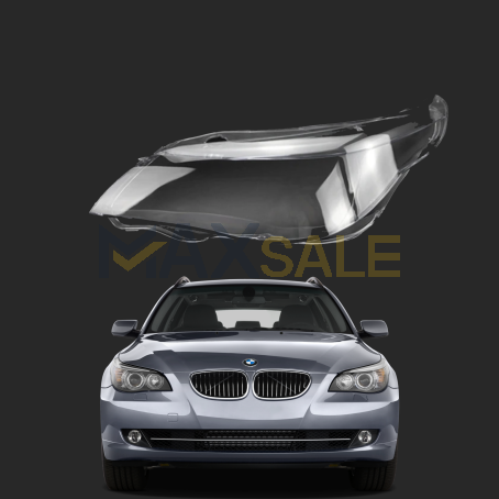 Ляво стъкло за фар на BMW 5 E60 E61 с Dinamic drive, (06-10)