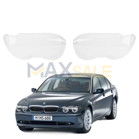 Комплект стъкла за фарове за BMW 7 Серия E66 E65 (03-05), ляво и дясно 