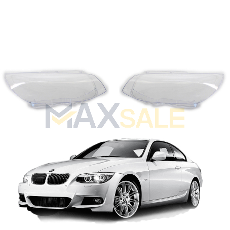 Комплект стъкла / капаци за фарове за BMW 3 серия E92 Е93, (06-09) , ляво и дясно 