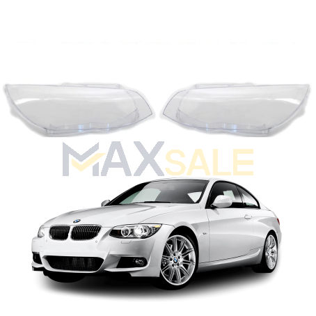 Комплект стъкла / капаци за фарове за BMW 3 Серия E92 E93 Facelift (10-14), ляво и дясно 