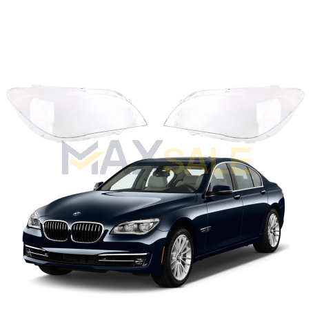 Комплект стъкла / капаци за фарове за BMW 7 Серия F01 F02 (08-15), ляво и дясно 