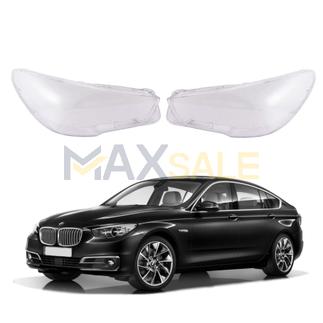 Комплект стъкла / капаци за фарове за BMW 5 Серия GT F07 (10-15), ляво и дясно 