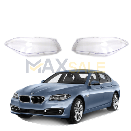 Комплект стъкла / капаци за фарове за BMW 5 Серия F10 F11 (11-16), ляво и дясно 