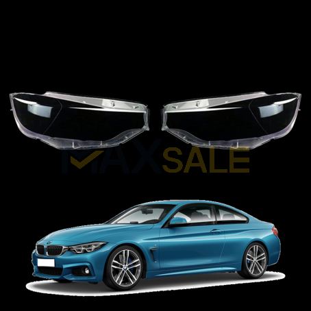 Комплект стъкла / капаци за фарове за BMW 4 Серия F32 (17-19), ляво и дясно 