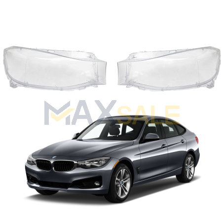 Комплект стъкла / капаци за фарове за BMW 3 Серия GT F34 (13-16), ляво и дясно 