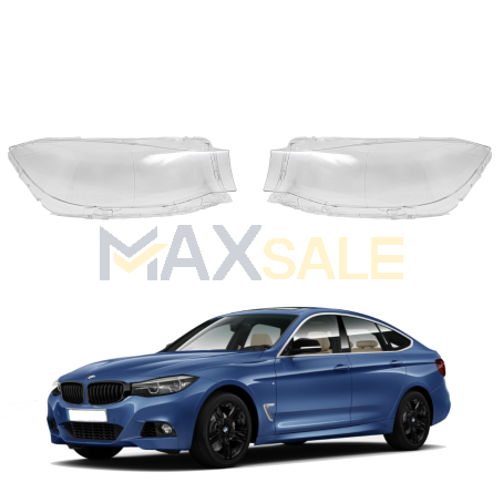 Комплект стъкла / капаци за фарове за BMW 3 Серия GT F34 (16-20), ляво и дясно 
