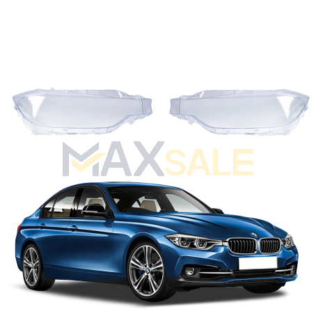 Комплект стъкла / капаци за фарове за BMW 3 Серия F30 F31 LCI (16-18), ляво и дясно 