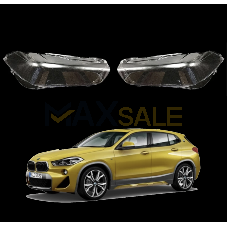 Комплект стъкла / капаци за фарове за BMW X2 F39 (18-22), ляво и дясно 
