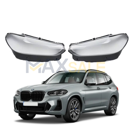 Комплект стъкла / капаци за фарове за BMW X3 G01 LCI iX3 G08 (21-22), ляво и дясно 