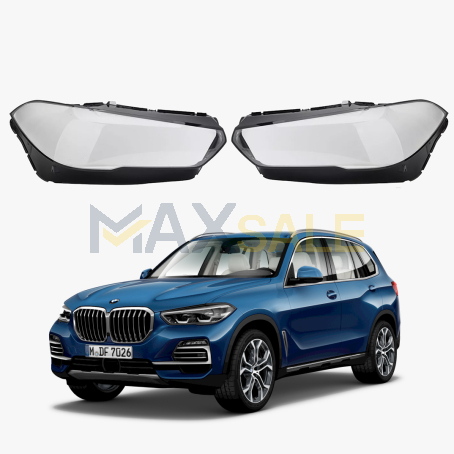 Комплект стъкла / капаци за фарове за BMW X5 G05 (18-23), ляво и дясно 