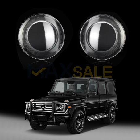 Комплект стъкла / капаци за фарове за Mercedes-Benz G class G55 G500 G63  (07-18), ляво и дясно 