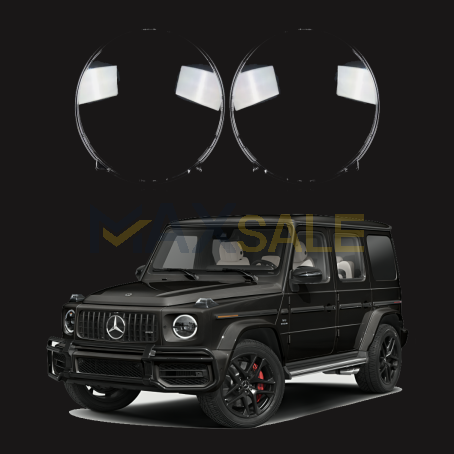 Комплект стъкла / капаци за фарове за Mercedes-Benz G class W464 G55 G63 (21-23), ляво и дясно 