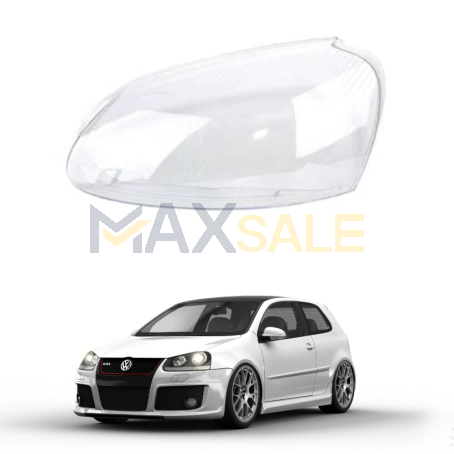 Ляво стъкло / капак за фар за VW Golf 5 (07-11)