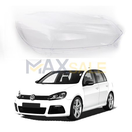 Дясно стъкло / капак за фар за VW Golf 6 (09-13)