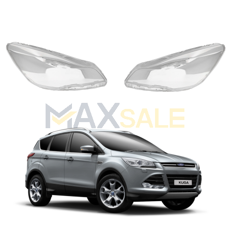 Комплект стъкла / капаци за фарове за Ford Kuga (13-16), ляво и дясно 