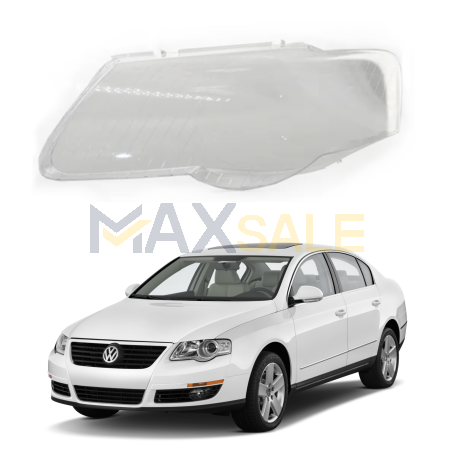 Ляво стъкло / капак за фар VW Passat B6 (06-11)