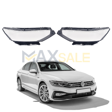 Комплект стъкла / капаци за фарове  VW Passat B8.5 IQ Light FULL LED High Matrix (19-24), ляво и дясно 