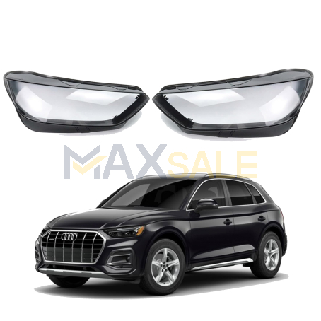 Комплект стъкла / капаци за фарове Audi Q5 (21-22), ляво и дясно 