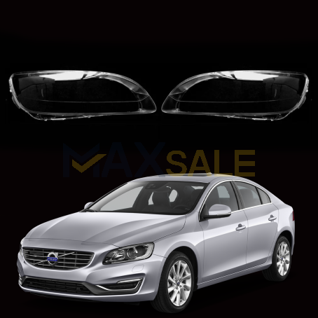 Комплект стъкла за фарове на Volvo S60 (2014-2016), ляво и дясно 