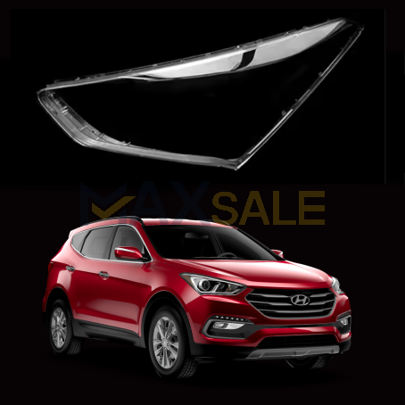 Ляво стъкло за фар на Hyundai Santa Fe (2017-2019)