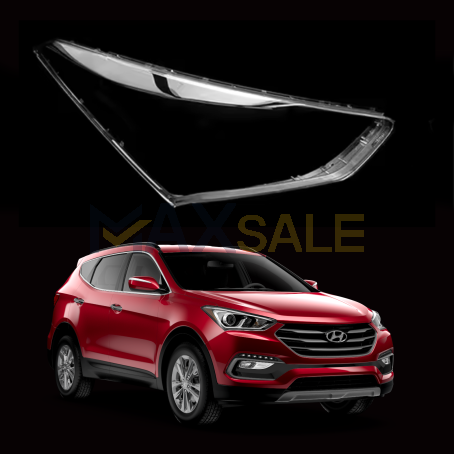 Дясно стъкло за фар на Hyundai Santa Fe (2017-2019)