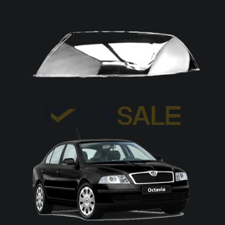 Ляво стъкло / капак за фар Skoda Octavia A5 (08-10)