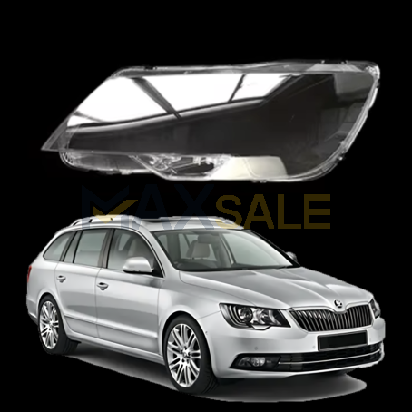 Ляво стъкло / капак за фар Skoda Superb 2 Facelift (13-15)