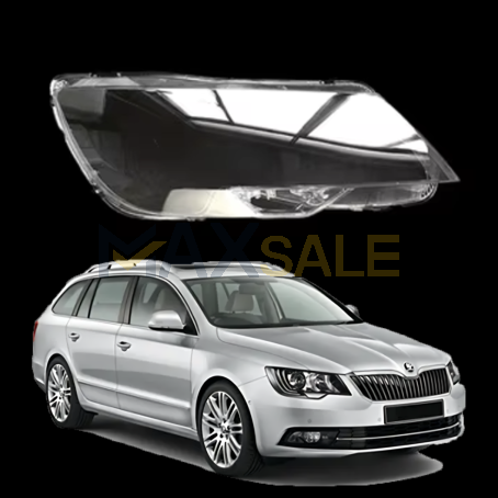 Ляво стъкло / капак за фар Skoda Superb 2 Facelift (13-15)