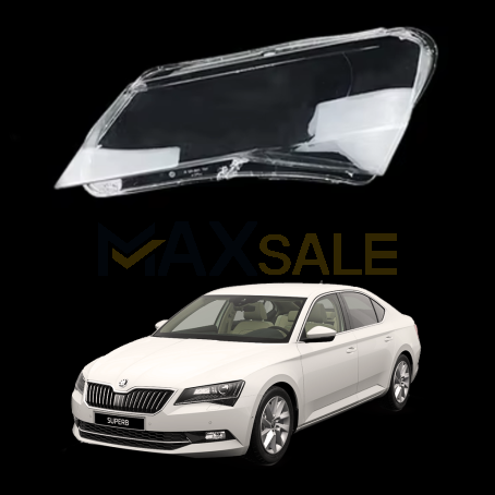 Ляво стъкло / капак за фар Skoda Superb 3 (16-19)