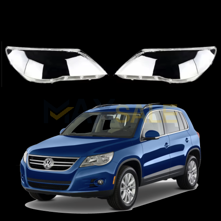 Комплект стъкла / капаци за фарове VW Tiguan (09-12), ляво и дясно 