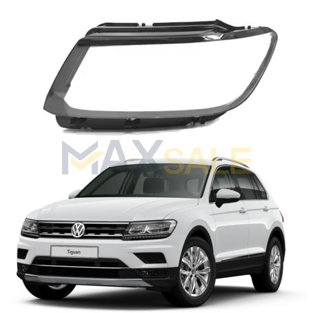 Ляво Комплект стъкла за Xenon фарове на VW Tiguan (2017-2020)